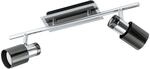 EGLO LED Deckenlampe Davida 1, 2 flammige Deckenleuchte, Deckenspot aus Metall in