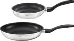 R&Ouml;SLE Basic Line Pfannen-Set 2-tlg. 20 & 24 cm mit ProPlex | Edelstahlpfannen...