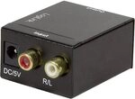LogiLink CA0102 Koaxial und Toslink Analog L/R auf Audio-Konverter,