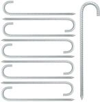 Relaxdays Bodenanker 10er Set, XL Zeltheringe, extra lang, stabile Erdanker...