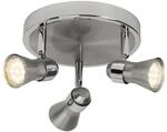 Brilliant Lampe Sanny LED Spotrondell 3flg eisen/chrom | 3x LED-PAR51, GU10, 3W