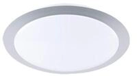Trio Leuchten LED-Deckenleuchte titanfarbig, Kunststoff wei&szlig;, inklusive 1x 9W...