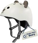 HUDORA Kinderhelm mit s&uuml;&szlig;em Tier-Motiv - Bequemer Kleinkind-Helm in XXS, XS -