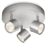 Philips myLiving LED Star Deckenspot, 3-flammig, 3x4,5W, Aluminium