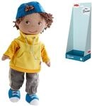 HABA Stoffpuppe Bruno 30 cm &ndash; erste Spielpuppe ab 18 Monate | Weiche...