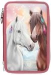 Depesche 3-Fach Federtasche Miss Melody Farbsortierung rot, Rostrot
