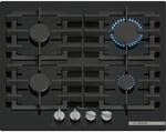 Bosch PPP6A6I40 Serie 6 Gaskochfeld 4-flammig 60 cm Hartglas schwarz