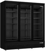 SARO K&uuml;hlschrank mit 3 Glast&uuml;ren, Modell GTK 1530 S PRO - schwarz