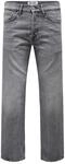 Only & Sons Herren Jeans ONSEDGE Straight Mid Waist - Regular Fit - Grau,...