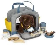 small Foot Hund mit Tasche und Pflege-Set, 15-teiliges Haustier-Spielzeug f&uuml;r...