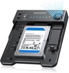 GRAUGEAR Bidirektional Clone Station f&uuml;r NVMe SSD M.2, SATA M.2 2,5"/3,5"