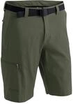Maier Sports Huang, Kurze Herren Wanderhose, Wasserabweisende Bermuda