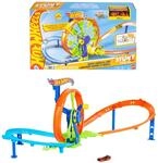 Hot Wheels Rapid Launch & Loop Streckenset & Spielzeugauto | Spielset mit 1:64
