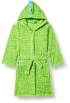 Playshoes Unisex Kinder Fleece-Bademantel Morgenmantel, Dino, 86/92