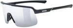 Uvex dyrt Sportbrille, black matt/silver mirror, one size