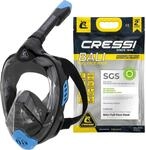 Cressi Bali Vollgesichts-Schnorchelmaske - Schnorchelset f&uuml;r Erwachsene - CO2