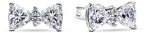 Pandora Timeless Funkelnde Schleife Ohrringe aus Sterling Silber mit Zirkonia,