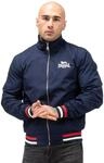 Lonsdale Herren Jacke schmale Passform NEWDIGATE L, Navy/White/Red
