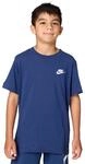 NIKE Sportswear Kinder T-Shirt, Midnight Navy, 12/13 Jahre