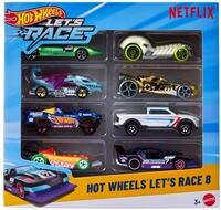Hot Wheels Spielzeugautos und -Trucks, Let&rsquo;s Race 8er-Pack, Set aus 8...