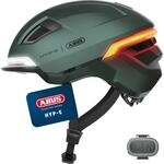 ABUS Fahrradhelm HYP-E - Helm mit Frontlicht, R&uuml;cklicht und Blinklicht -...