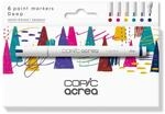 Copic acrea Set Deep, 6er Set Paint Marker mit wasser- und pigmentbasierter...