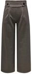 JDY Damen Jdygeggo Mia Long Check Pant JRS Noos Hose, Cobblestone, XL / 34L EU