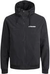 Jack & Jones Herren Jjerush Blocking Hood Bomber Noos Jacke, Schwarz, XXL EU