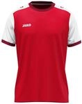 JAKO Damen Trikot Dynamic, Kurzarm, rot/wei&szlig;/dunkelrot, S