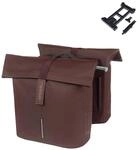 Basil City Doppeltasche MIK - 28-32L, Braun, Wasserabweisend, Inkl. abschlie&szlig;barer