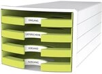 HAN Schubladenbox, Wei&szlig;/Lemon, 4 Schubladen, 1013-50