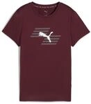 Puma Unisex W X Hyrox Poly Graphic Tees, Rubinschimmer, L EU