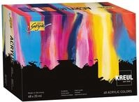 KREUL 84178 - Solo Goya Acrylic Set mit 48 Farben in 20 ml Tuben,