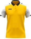 JAKO Kinder Poloshirt Dynamic, gelb/wei&szlig;/schwarz, 140