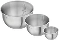 ZWILLING Fresh & Save Bowls Sch&uuml;ssel Set 3-teilig (12, 18, 24 cm), Edelstahl,...