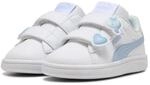 PUMA M&auml;dchen Smash 3.0 Badges Sneakers 23, White Haute Tropic Blue