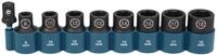 Makita E-16645 Impact Black Schlagnuss-Set 1/2" 9-teilig, SW8 - SW18 inkl. Adapter 50
