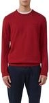 s.Oliver Baumwollpullover mit Logo-Stickerei