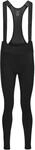 Gore WEAR Herren Swiftride Thermo Tr&auml;gerhose+, Black/Neon Yellow, S EU
