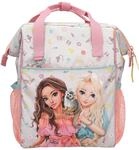Depesche 13330 TOPModel Juicy - Rucksack in Creme und Rosa, mit Model Motiv und