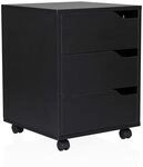 hjh OFFICE Rollcontainer Organiser I ger&auml;umiger Beistellschrank mit Schubladen...
