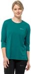 Jack Wolfskin Damen Crosstrail 3|4 W T-Shirt, Sky Blue, L EU