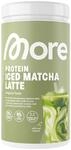 MORE Protein Iced Matcha Latte, 500g, Matcha Gr&uuml;nteepulver | Mit wertvollen