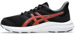 ASICS Jungen Jolt 4 Gs Sneaker, Schwarz Feuriges Rot, 39.5 EU