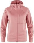 Fj&auml;llr&auml;ven Damen Abisko Grid Fleece Hoodie Jacke, Dusty Rose, XXS