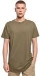 Build Your Brand Herren Shaped Long Tee &ndash; Langes T Shirt aus Baumwolle mit