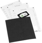 Durable Namensschilder 40x75 mm aus Recycling-Papier, 100% recyclebar, mit