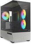 Sharkoon MK7 schwarz, mATX PC Geh&auml;use, ARGB