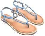GIOSEPPO Upton Damen-Sandale, flach, blau, 36 EU