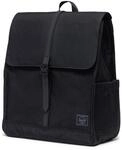 Herschel Unisex City Backpack Black Tonal Standard - 16L